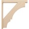 Ekena Millwork 5 1/2-in W x 38-in D x 42-in H Balboa Block Rough Cedar Woodgrain TimberThane Outlooker, Primed Tan OUTUR055X38X42BOA44RCPR - alternate 5